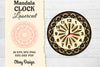 Clock Mandala Lasercut SVG Bundle