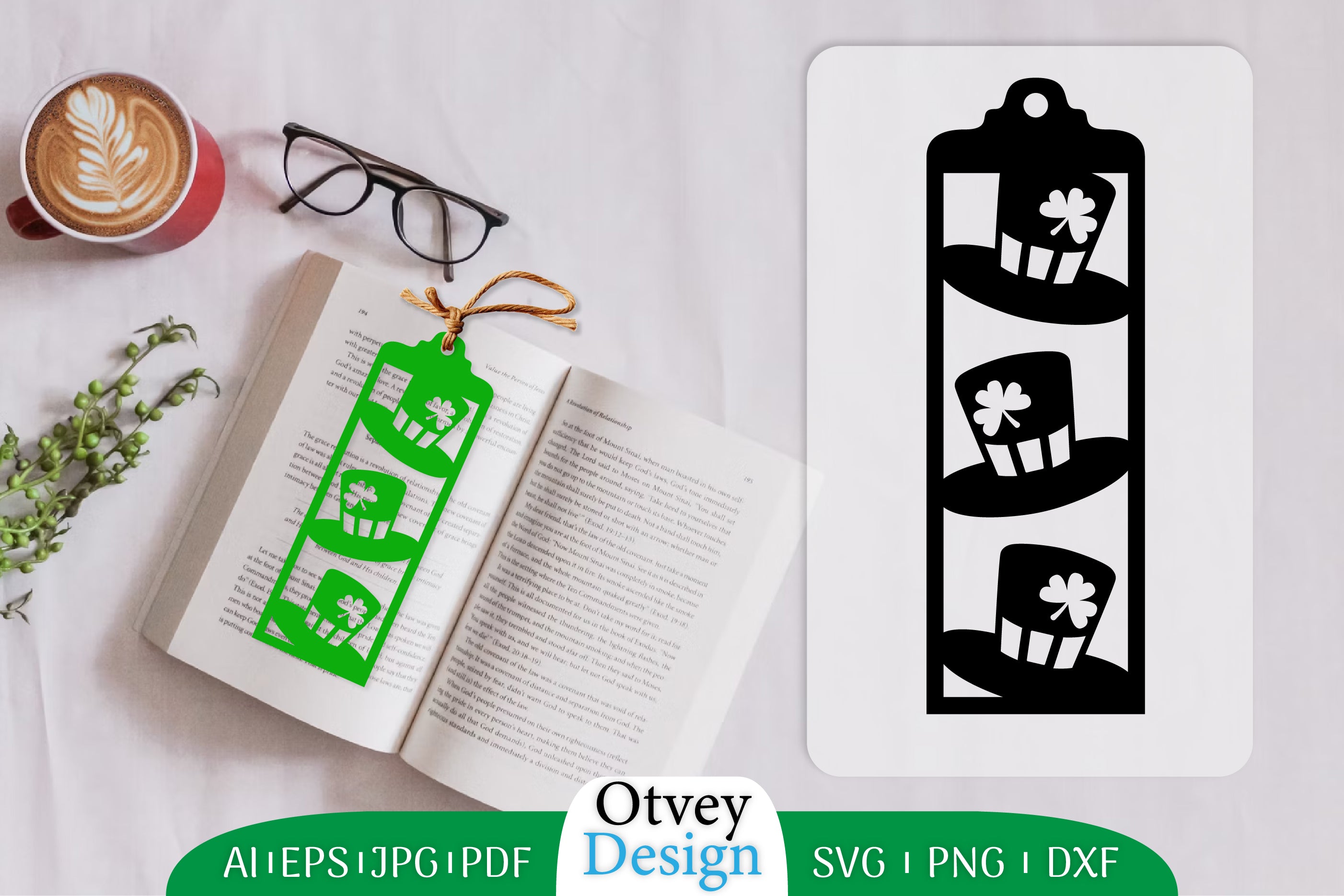 St. Patrick's Day Bookmark SVG Bundle 1 - CraftNest - Digital Crafting and Art