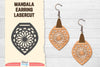 Earring Mandala Lasercut SVG Bundle