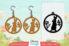 Earring Rabbit Lasercut SVG Bundle 28 - CraftNest - Digital Crafting and Art