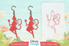 Fairy Earring Lasercut SVG Bundle