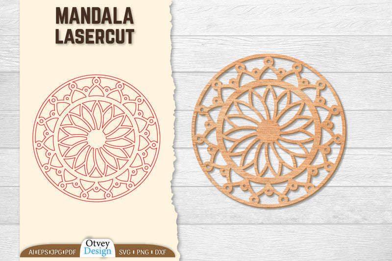 Mandala Lasercut SVG Bundle 1 - CraftNest - Digital Crafting and Art