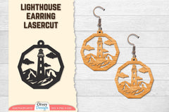 Lighthouse Earring Lasercut SVG Bundle 72 - CraftNest - Digital Crafting and Art