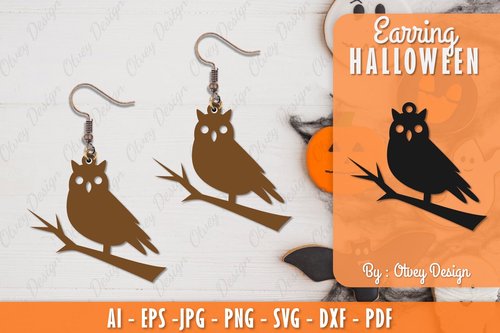 Earring Halloween Lasercut SVG Bundle 1 - CraftNest - Digital Crafting and Art