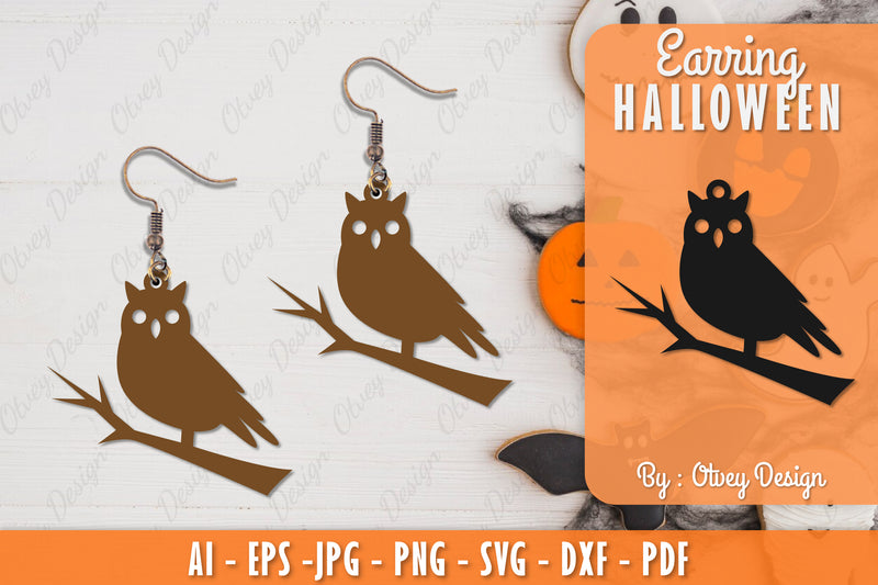 Earring Halloween Lasercut SVG Bundle 1 - CraftNest - Digital Crafting and Art
