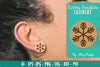 Snowflake Earring Lasercut SVG Bundle