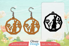 Earring Rabbit Lasercut SVG Bundle 82 - CraftNest - Digital Crafting and Art