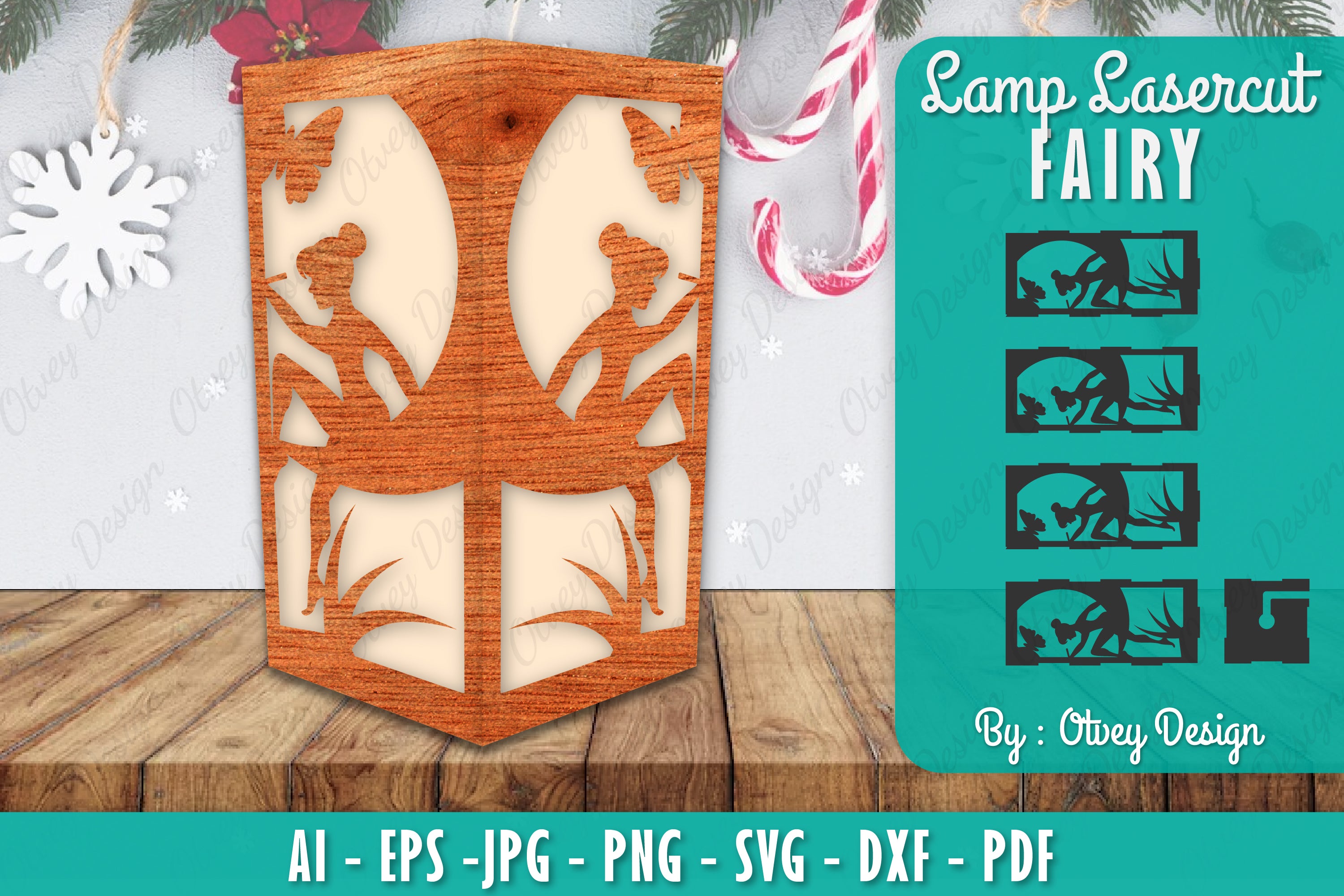 Fairy Lamp Lasercut SVG Bundle 9 - CraftNest - Digital Crafting and Art