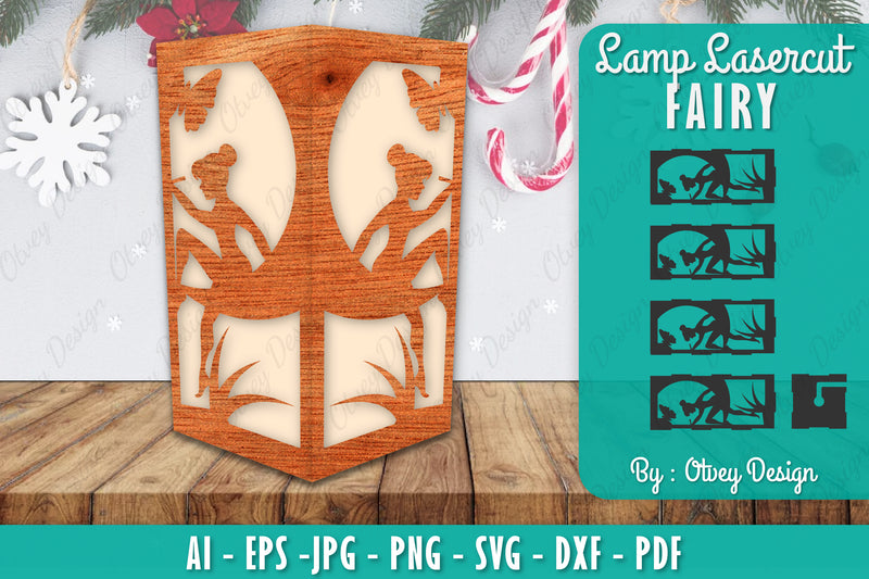 Fairy Lamp Lasercut SVG Bundle 9 - CraftNest - Digital Crafting and Art