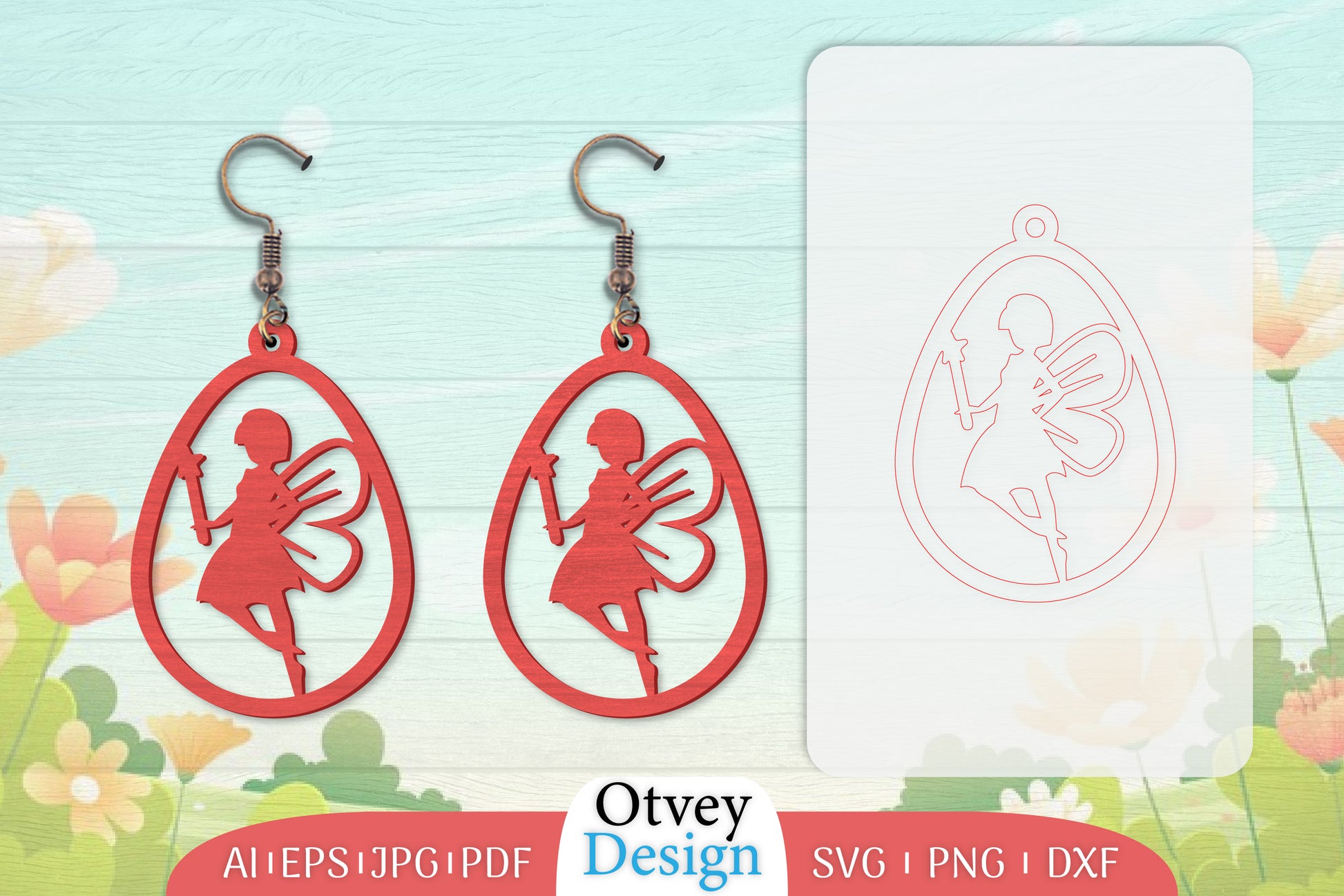 Fairy Earring Lasercut SVG Bundle 33 - CraftNest - Digital Crafting and Art