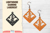Lighthouse Earring Lasercut SVG Bundle