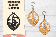 Lighthouse Earring Lasercut SVG Bundle 25 - CraftNest - Digital Crafting and Art