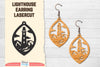 Lighthouse Earring Lasercut SVG Bundle
