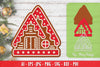 Gingerbread House Laser Cut Merry Christmas SVG Bundle