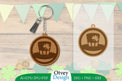 St Patrick's Day Keychain Lasercut SVG Bundle 10 - CraftNest - Digital Crafting and Art