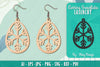 Snowflake Earring Lasercut SVG Bundle