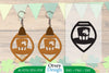 St Patrick's Day Earring Lasercut SVG Bundle