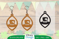 St Patrick's Day Earring SVG Bundle 10 - CraftNest - Digital Crafting and Art