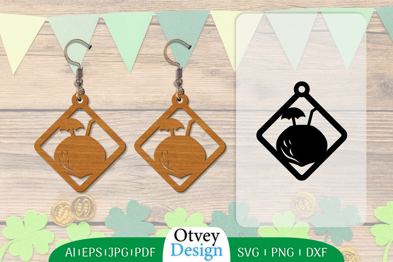 Earring Summer Lasercut SVG Bundle 8 - CraftNest - Digital Crafting and Art