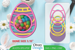 Candy Dome Easter Eggs SVG Bundle 1 - CraftNest - Digital Crafting and Art