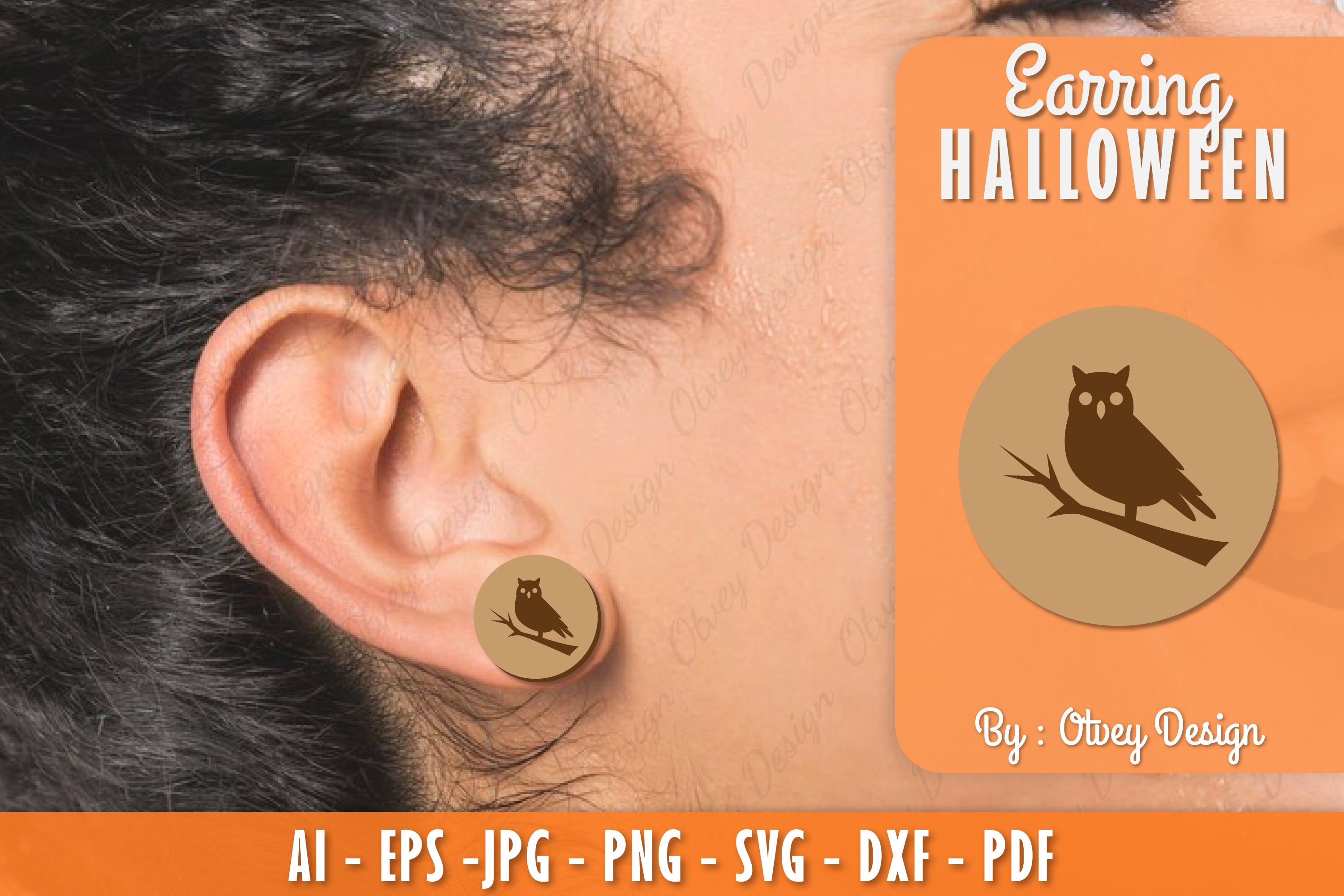 Earring Halloween Lasercut SVG Bundle 61 - CraftNest - Digital Crafting and Art