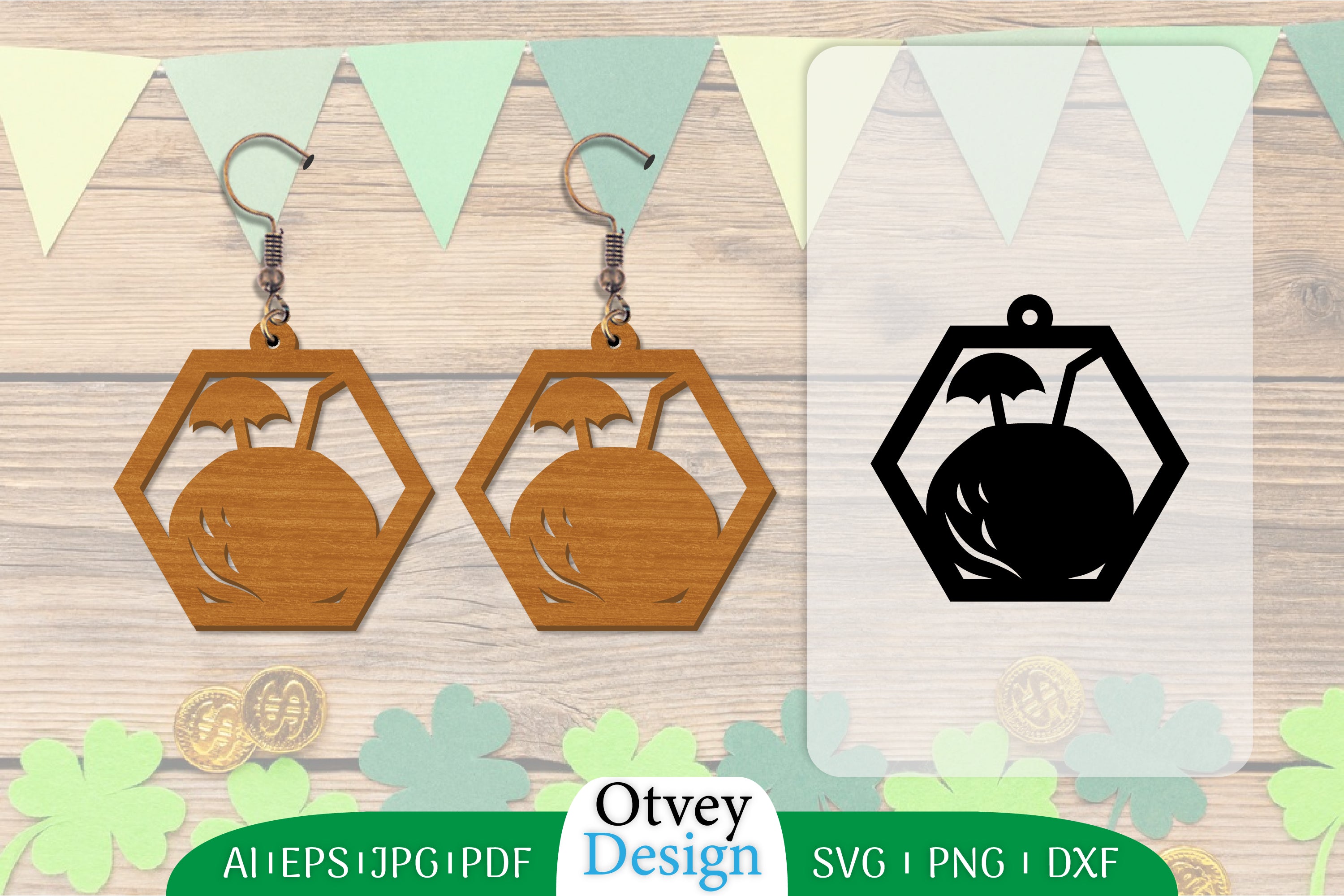 Earring Summer Lasercut SVG Bundle 45 - CraftNest - Digital Crafting and Art