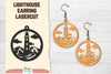 Lighthouse Earring Lasercut SVG Bundle