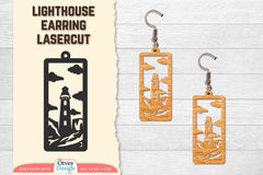 Lighthouse Earring Lasercut SVG Bundle 37 - CraftNest - Digital Crafting and Art