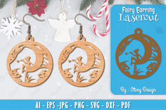 Fairy 3D Earring Lasercut SVG Bundle 1 - CraftNest - Digital Crafting and Art