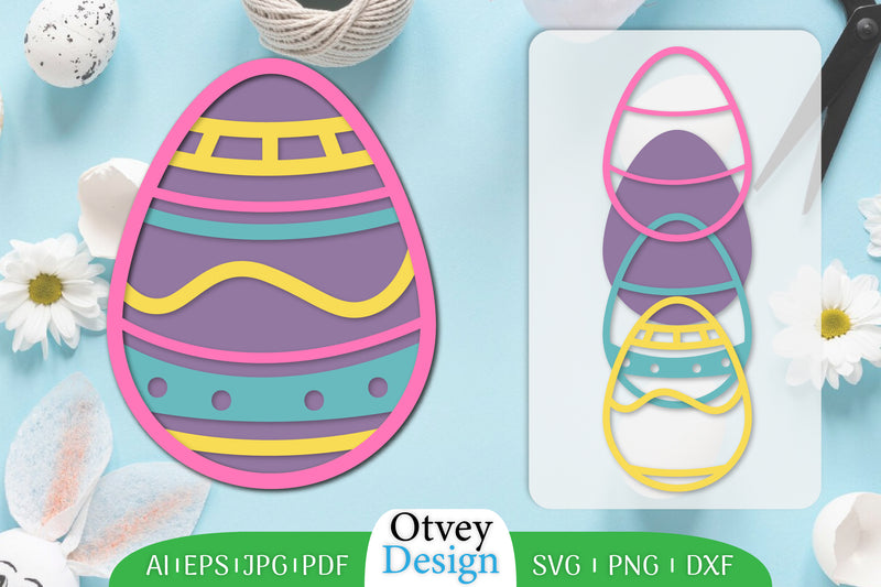 Easter Eggs SVG Bundle 1 - CraftNest - Digital Crafting and Art