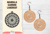 Earring Mandala Lasercut SVG Bundle