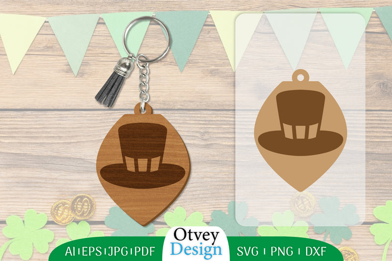 St Patrick's Day Keychain SVG Bundle 58 - CraftNest - Digital Crafting and Art