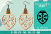 Snowflake Earring Lasercut SVG Bundle