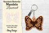 Butterfly Mandala Keychain SVG Bundle