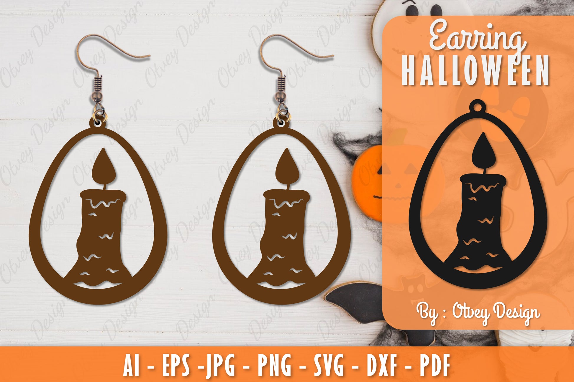 Earring Halloween Lasercut SVG Bundle 100 - CraftNest - Digital Crafting and Art