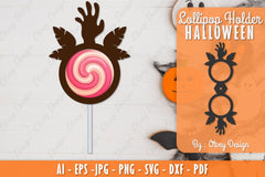 Halloween Lollipop Holder SVG Bundle 13 - CraftNest - Digital Crafting and Art