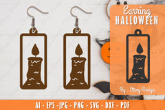 Earring Halloween Lasercut SVG Bundle 43 - CraftNest - Digital Crafting and Art
