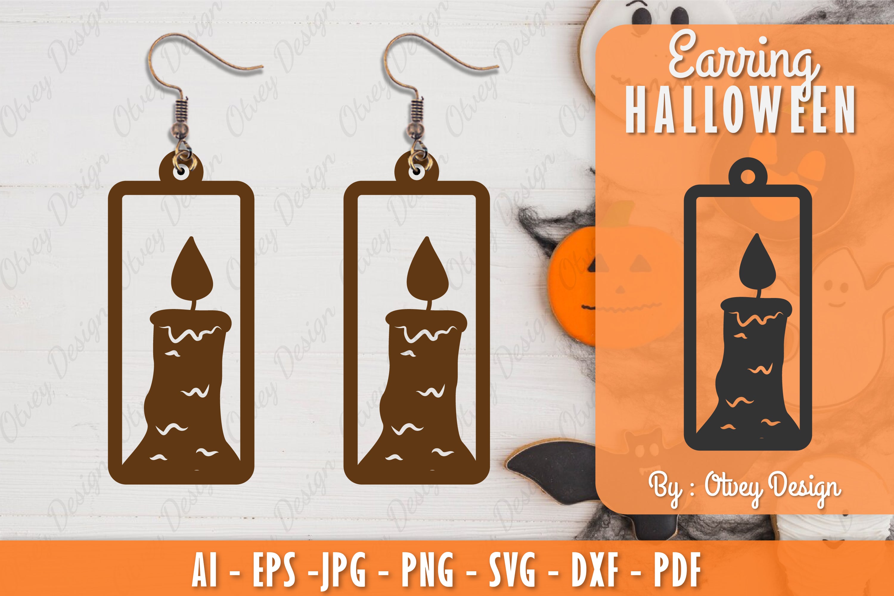 Earring Halloween Lasercut SVG Bundle 43 - CraftNest - Digital Crafting and Art
