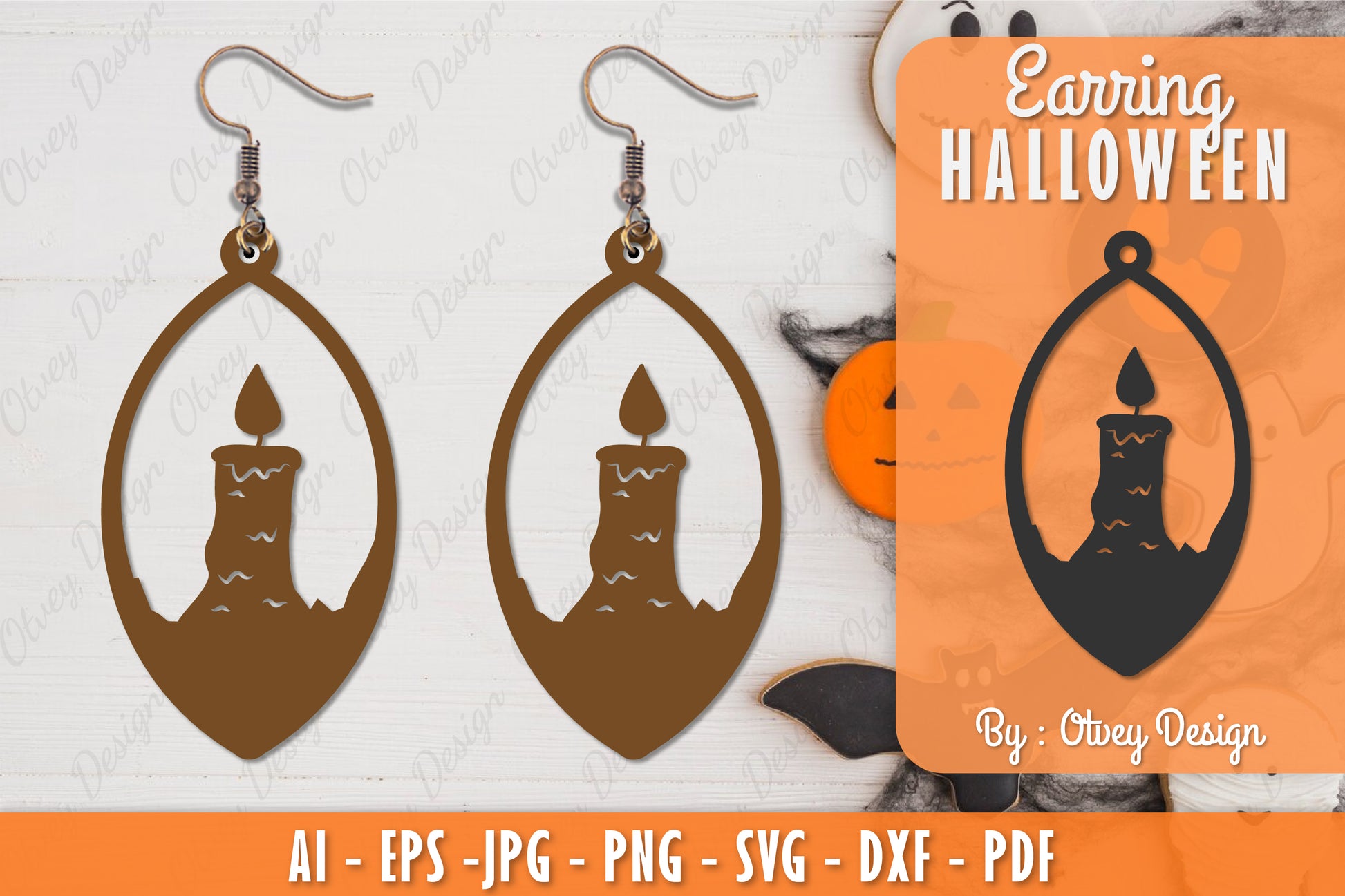 Earring Halloween Lasercut SVG Bundle 157 - CraftNest - Digital Crafting and Art
