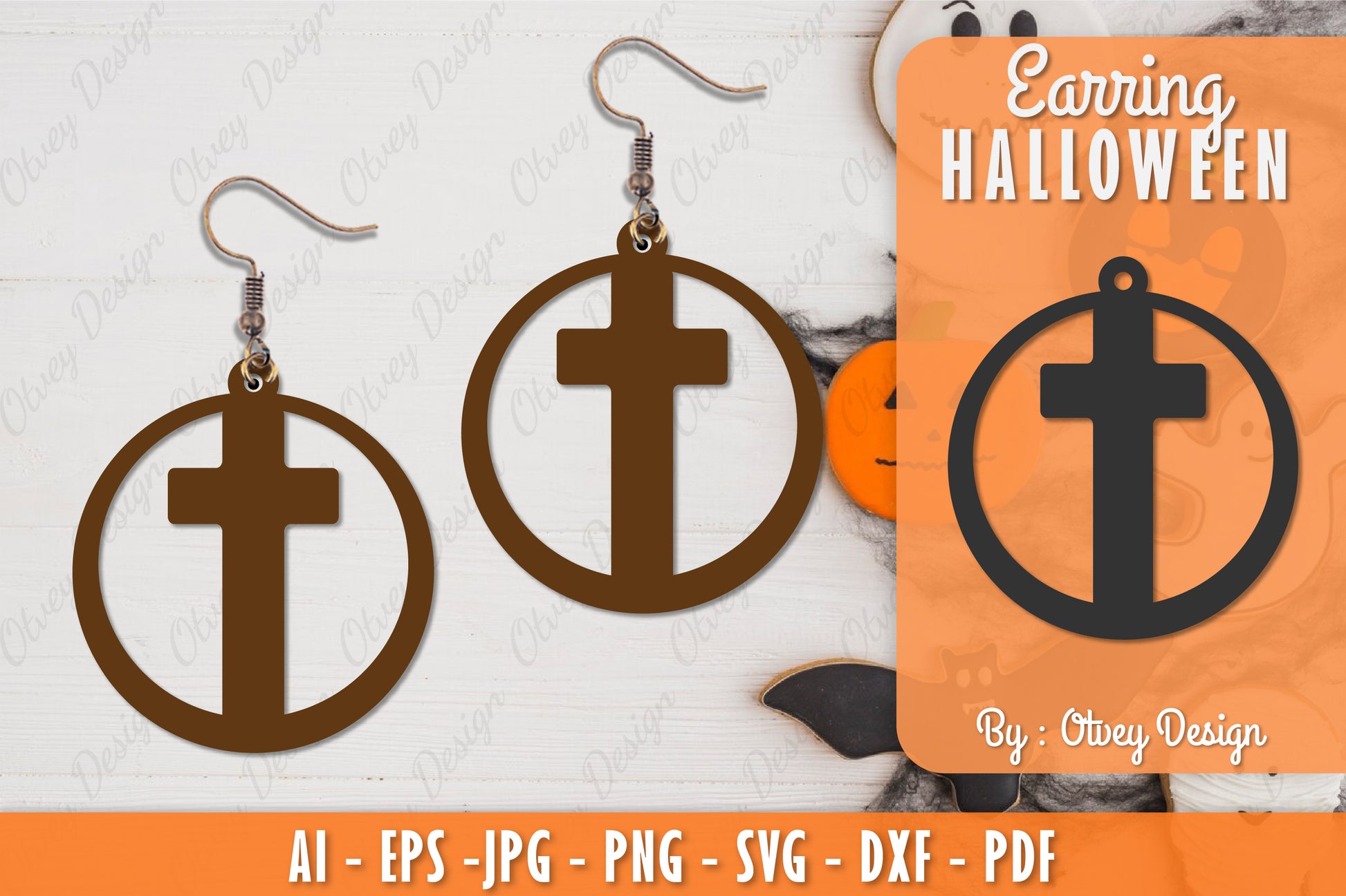 Earring Halloween Lasercut SVG Bundle 188 - CraftNest - Digital Crafting and Art