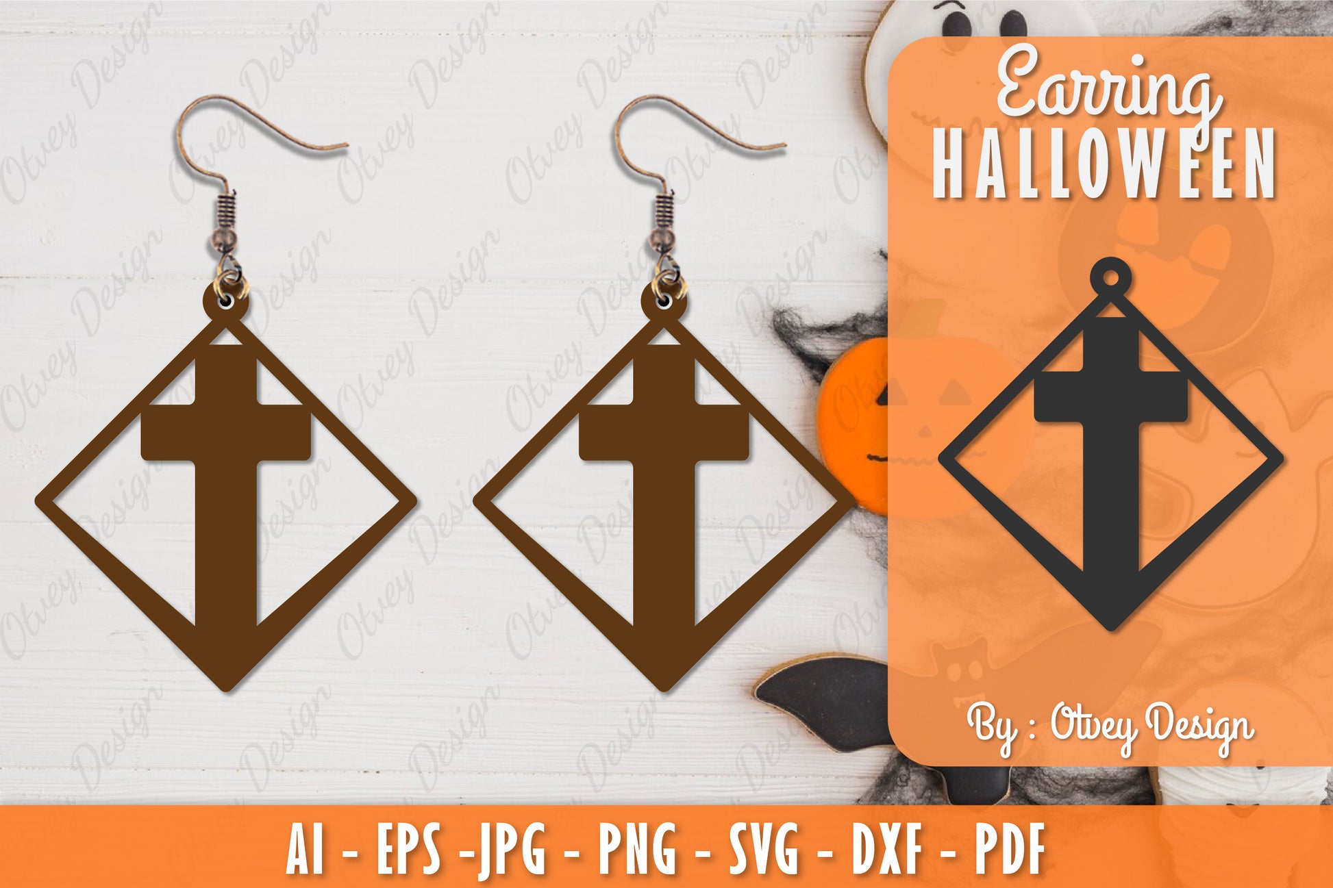 Earring Halloween Lasercut SVG Bundle 216 - CraftNest - Digital Crafting and Art