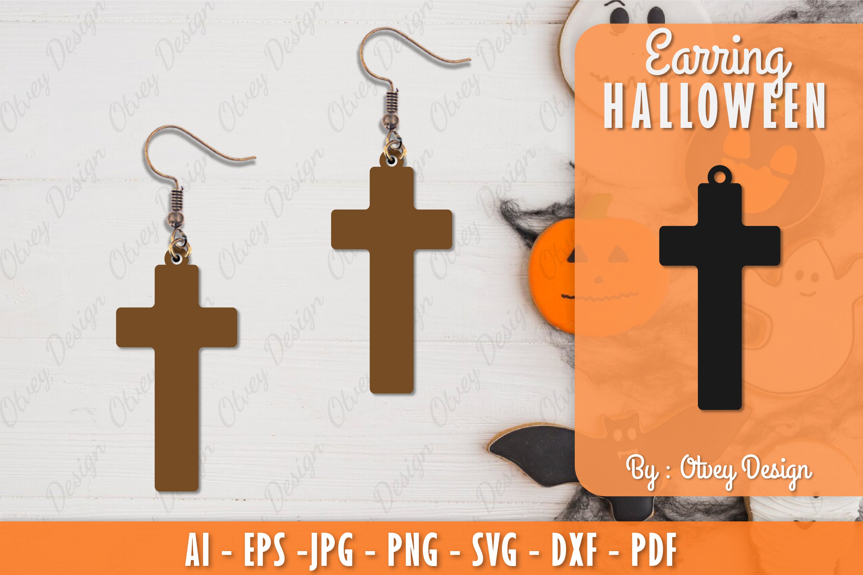 Earring Halloween Lasercut SVG Bundle 14 - CraftNest - Digital Crafting and Art