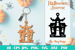 Keychain Halloween Lasercut SVG Bundle 246 - CraftNest - Digital Crafting and Art