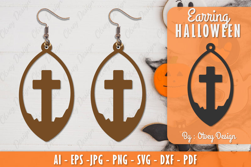 Earring Halloween Lasercut SVG Bundle 158 - CraftNest - Digital Crafting and Art