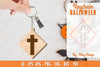 Keychain Halloween Lasercut SVG Bundle