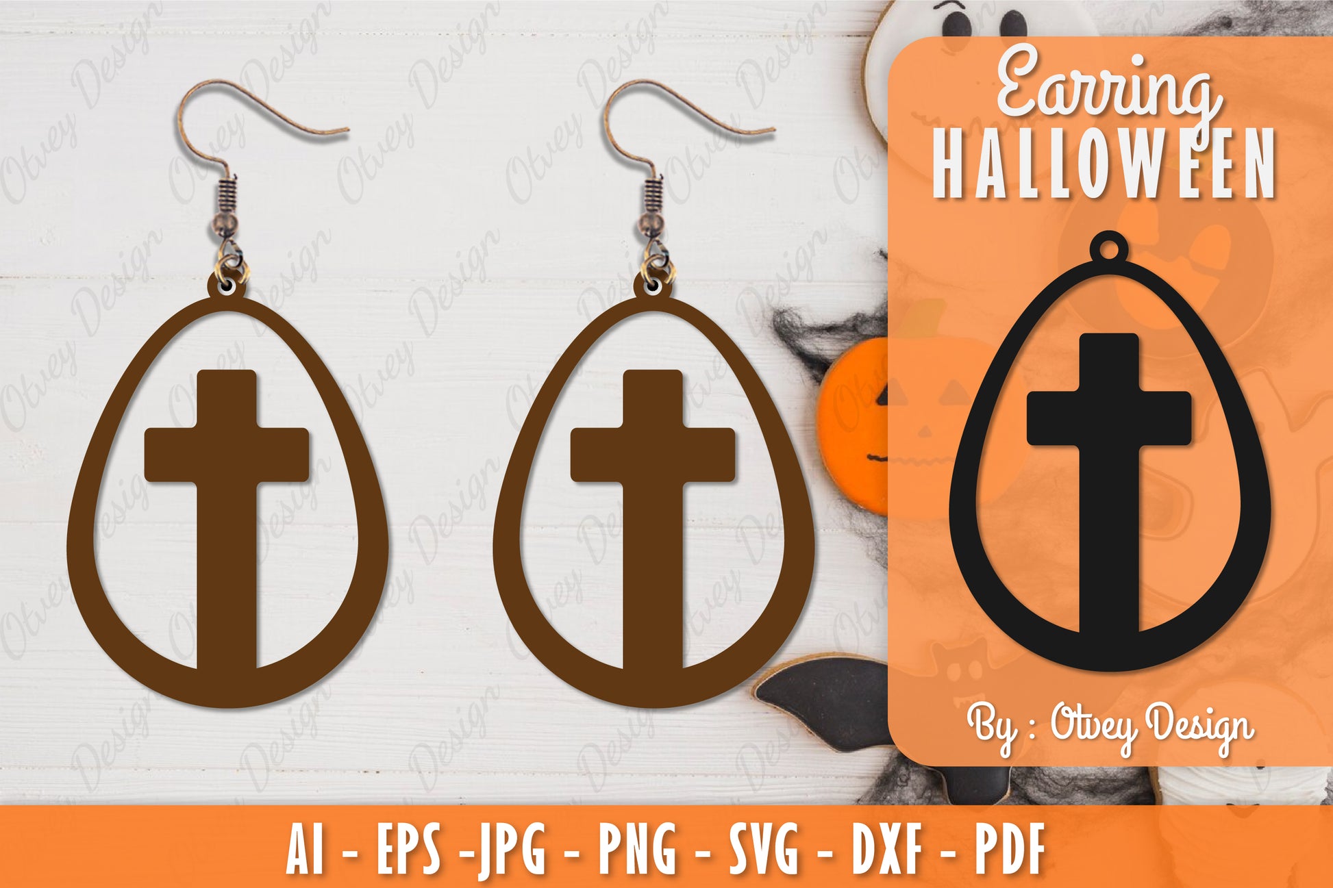 Earring Halloween Lasercut SVG Bundle 101 - CraftNest - Digital Crafting and Art