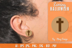 Earring Halloween Lasercut SVG Bundle 73 - CraftNest - Digital Crafting and Art