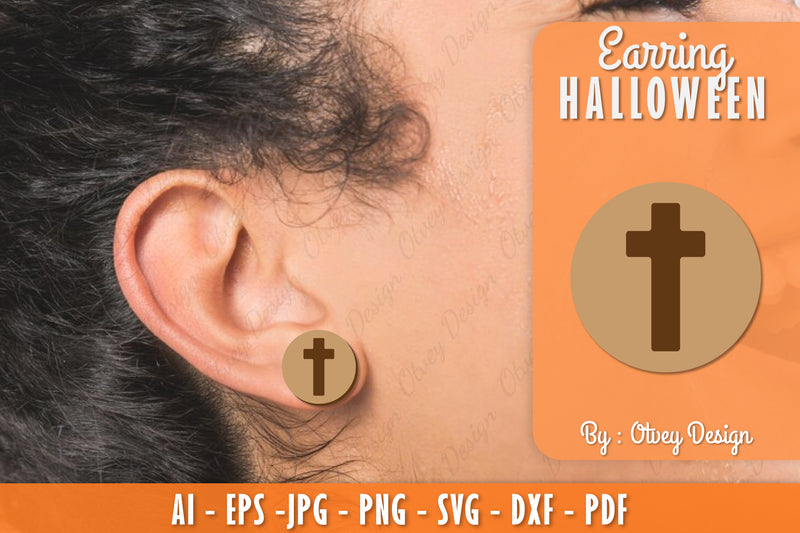 Earring Halloween Lasercut SVG Bundle 73 - CraftNest - Digital Crafting and Art