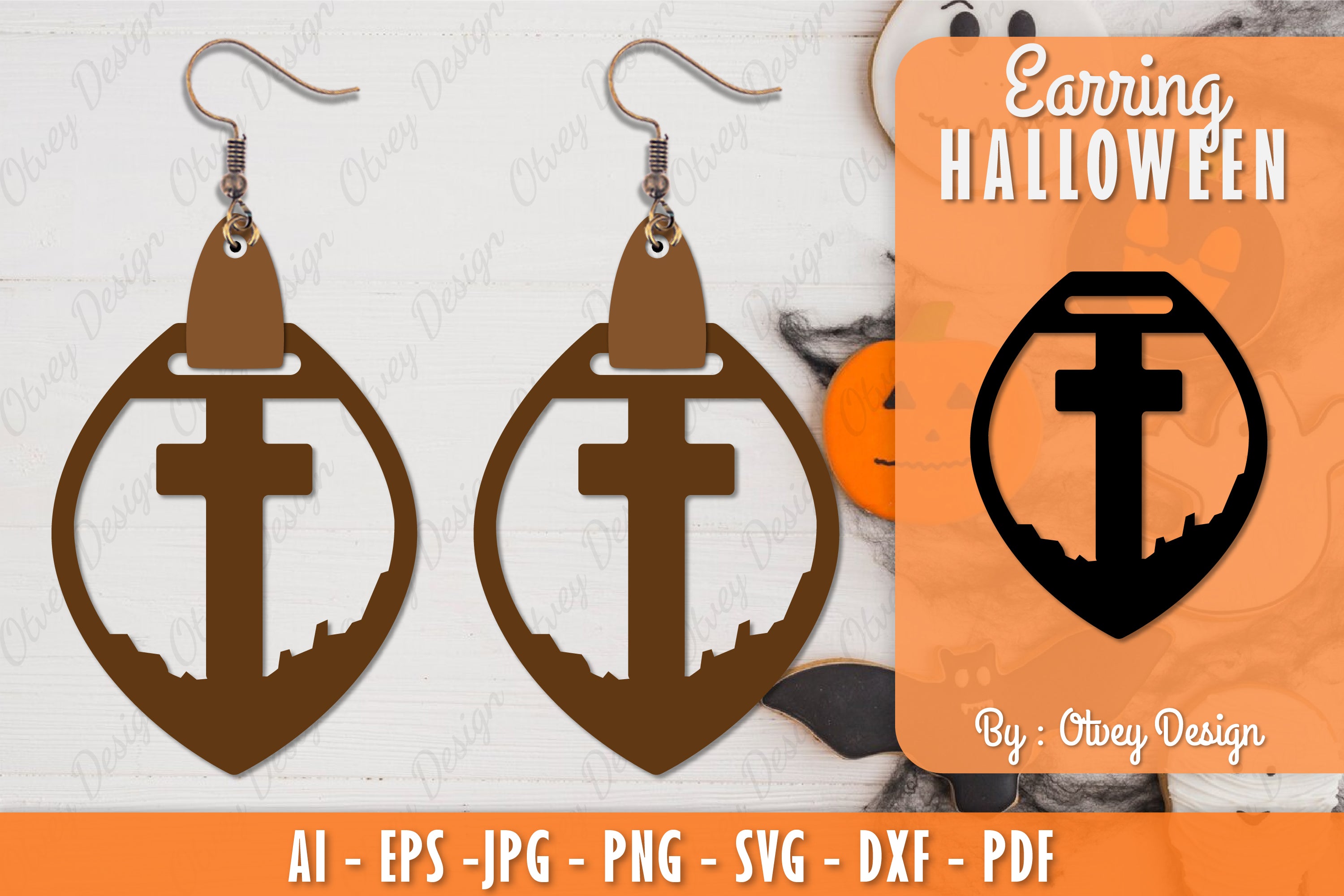 Earring Halloween Lasercut SVG Bundle 275 - CraftNest - Digital Crafting and Art
