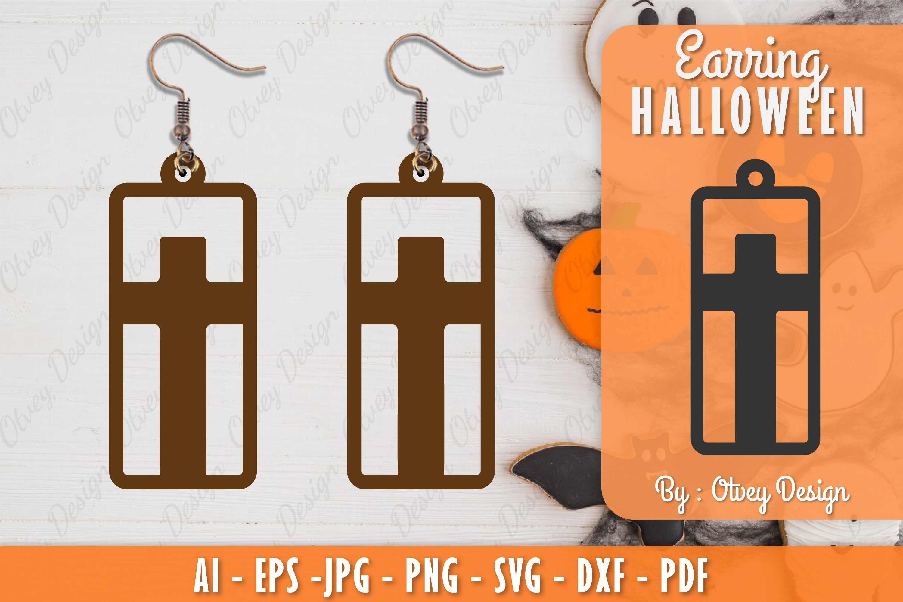 Earring Halloween Lasercut SVG Bundle 44 - CraftNest - Digital Crafting and Art